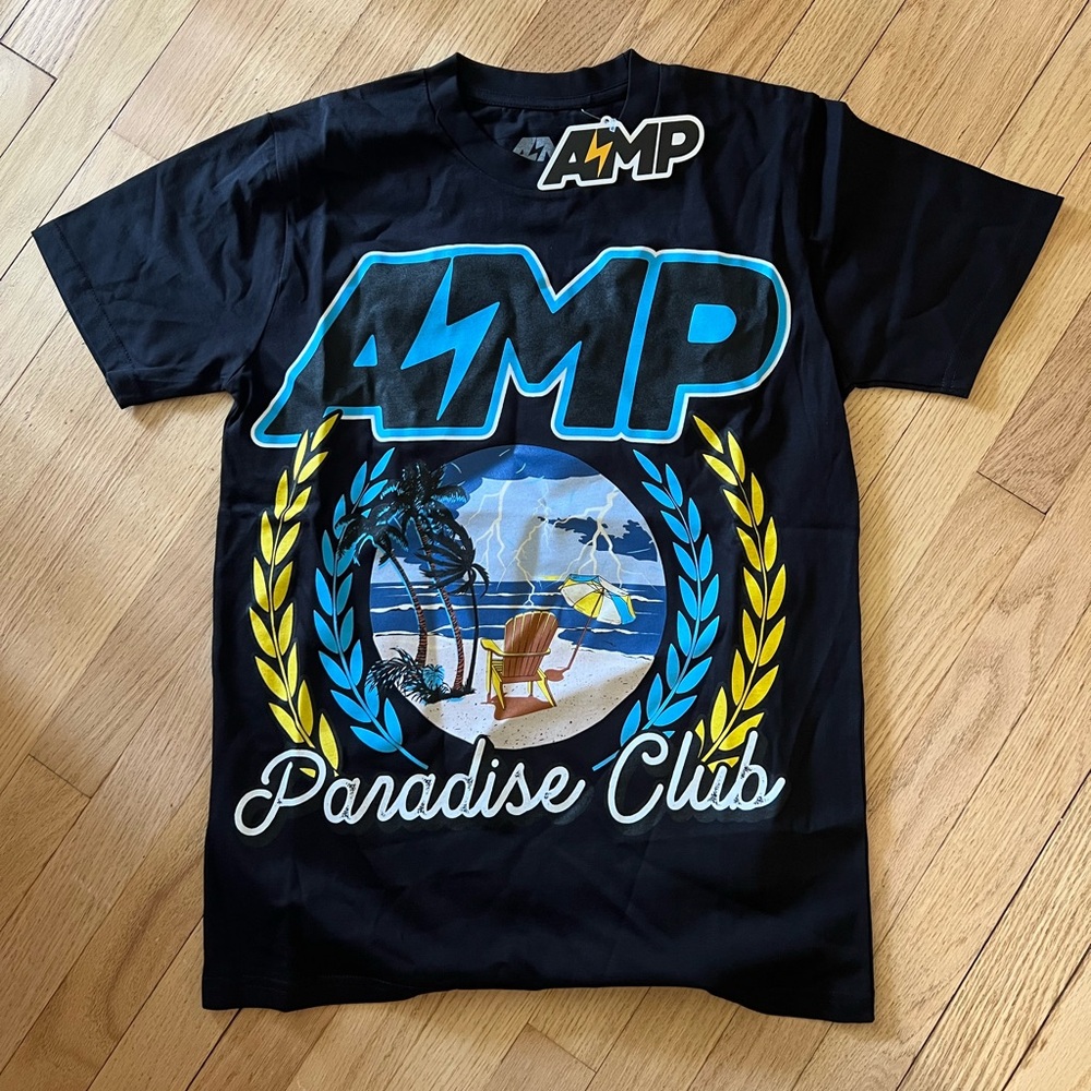 AMP-Any Means Possible Paradise Club Graphic T-Shirt